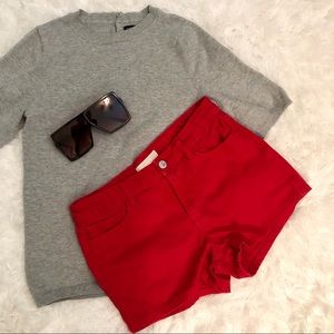 {Who What Wear} Gray Lightweight Sweater Shirt